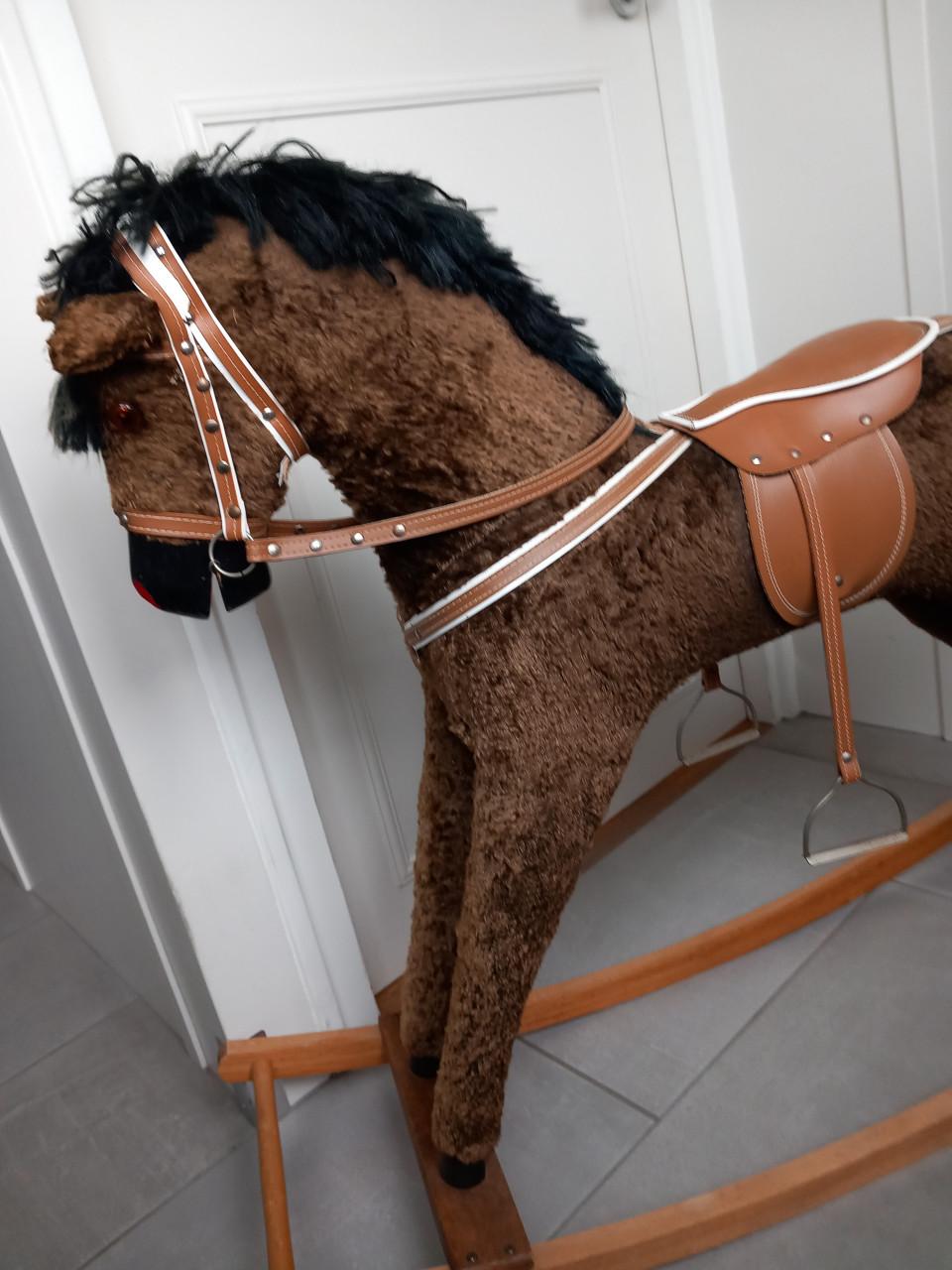 Houten hobbelpaard Vintage