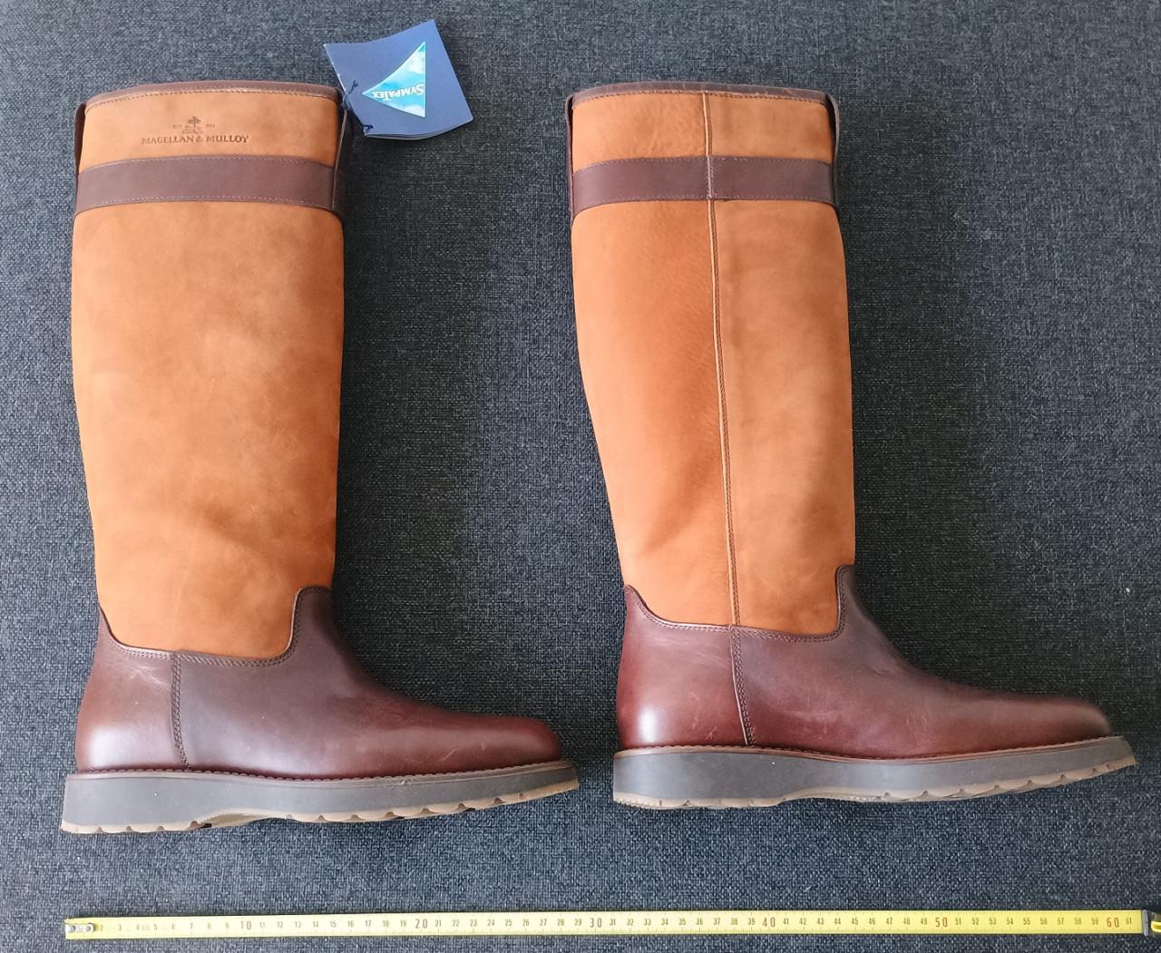 EXCLUSIEVE  -   LEDEREN all-weather boots - merk Magellan&Mulloy - maat 39