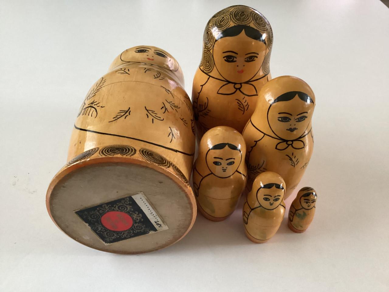 6 Matroesjka ‘s.            Made in U.S.S.R.
