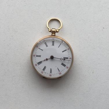 Prachtig 14 kt gouden Ladies Pocket Watch
