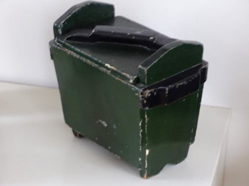 OPRUIMING Handig decoratief Vintage Militair houten Kistje Kist hout