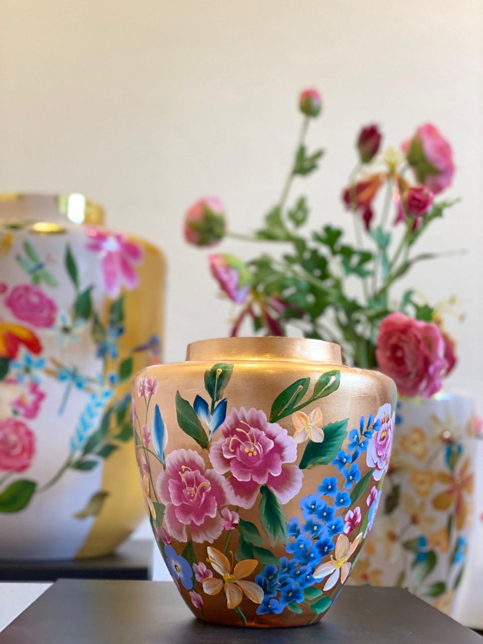 Workshop vaas beschilderen