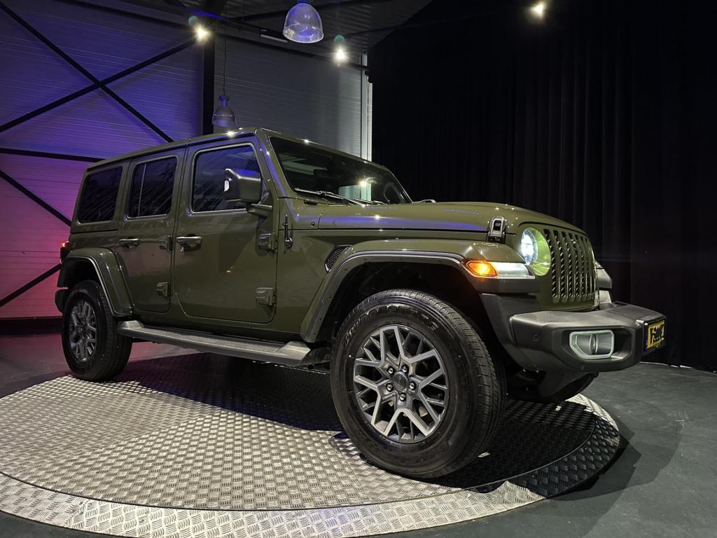 Jeep Wrangler unlimited 4xe 380 sahara *acc*camera*leer*sarge green clear c
