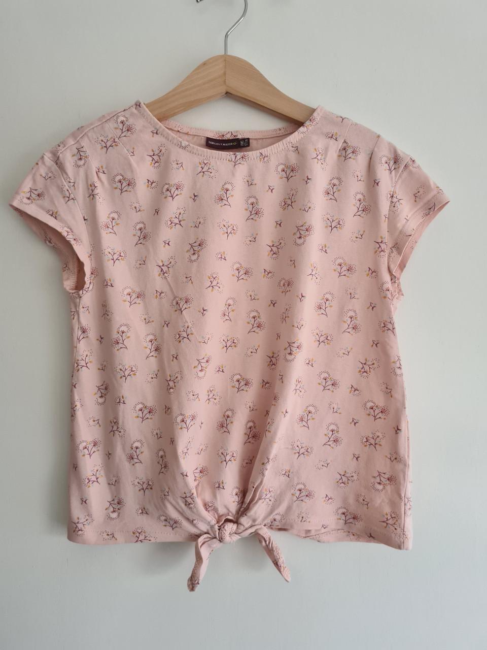 Roze knoop shirt van Sergent Major Maat 122