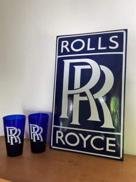 Rolls Royce glazenset