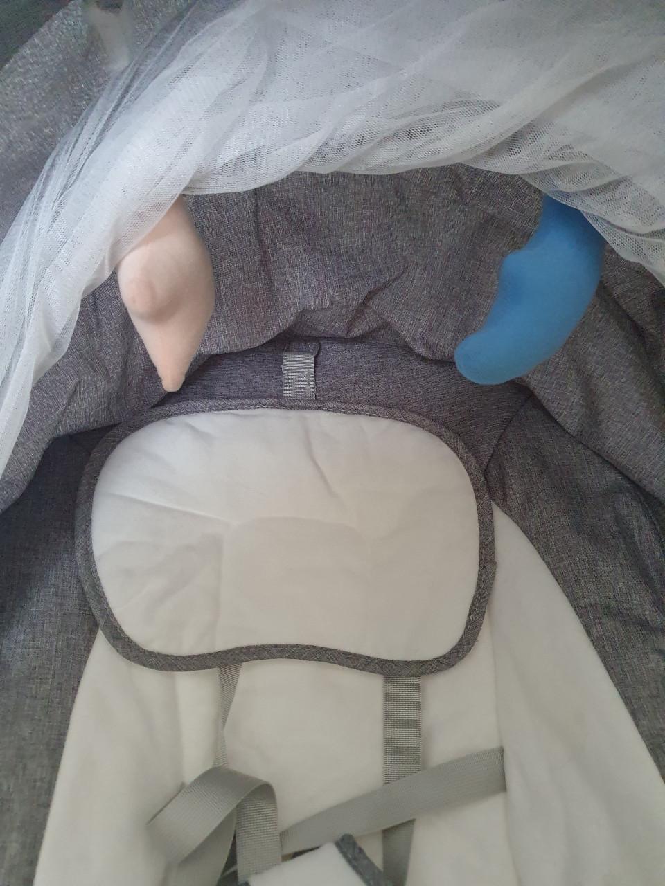 Oemmie elektrische baby wipstoel | muziek | gebruikt