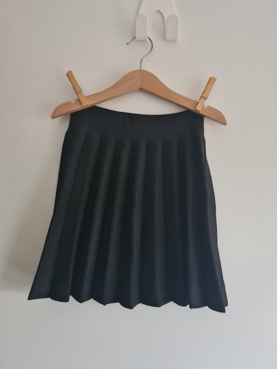 D-Zine zwarte plooi rok  Maat 140-146