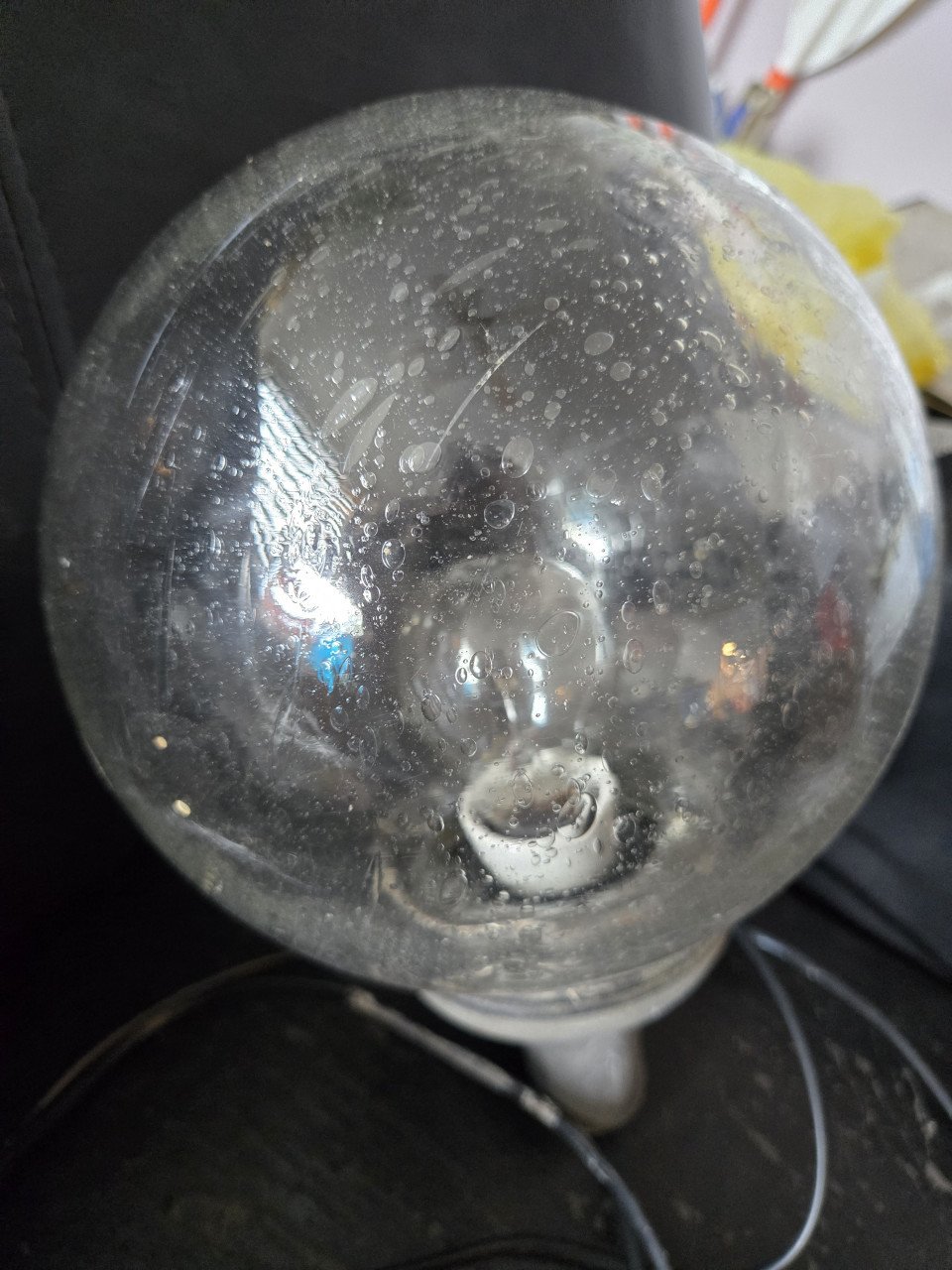 Buitenlamp Glazen bol 20cm doorsnee