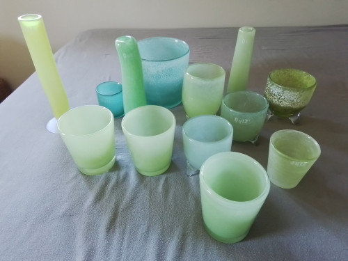 Kwaliteits glazen vaasjes/windlichten