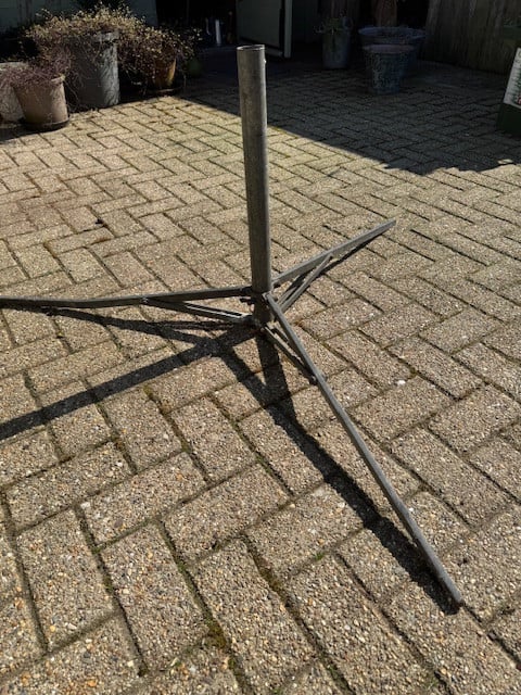 Zware parasol voet