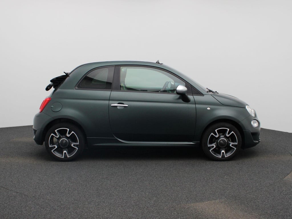 Fiat 500 C 1.0 hybrid rockstar | navigatie | climate control | side-skirts 
