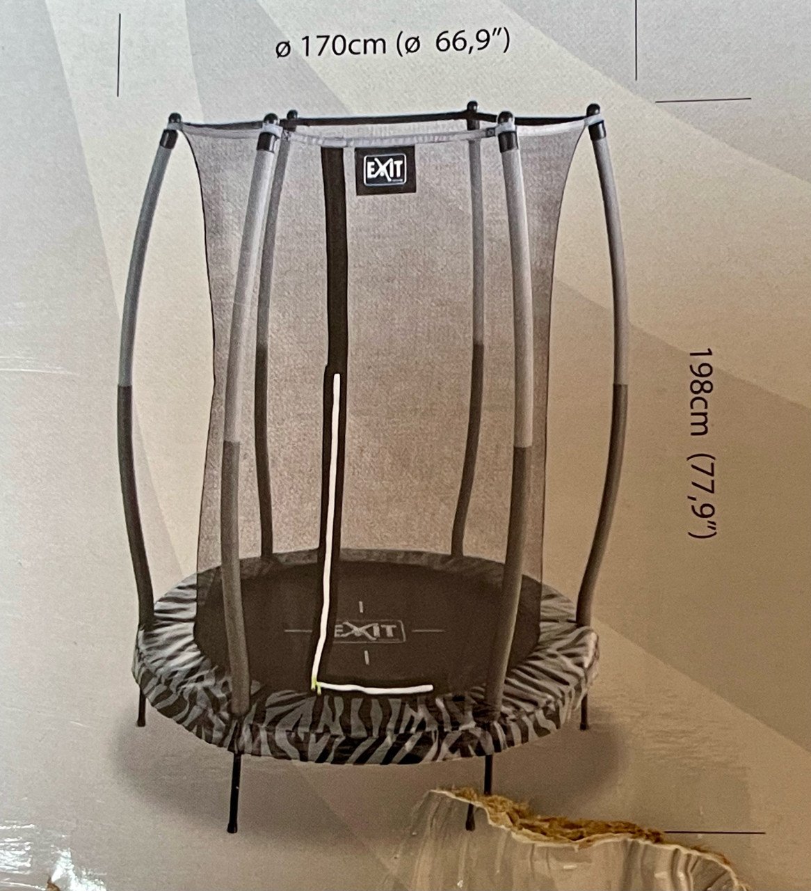 Kinder trampoline met veiligheidsnet