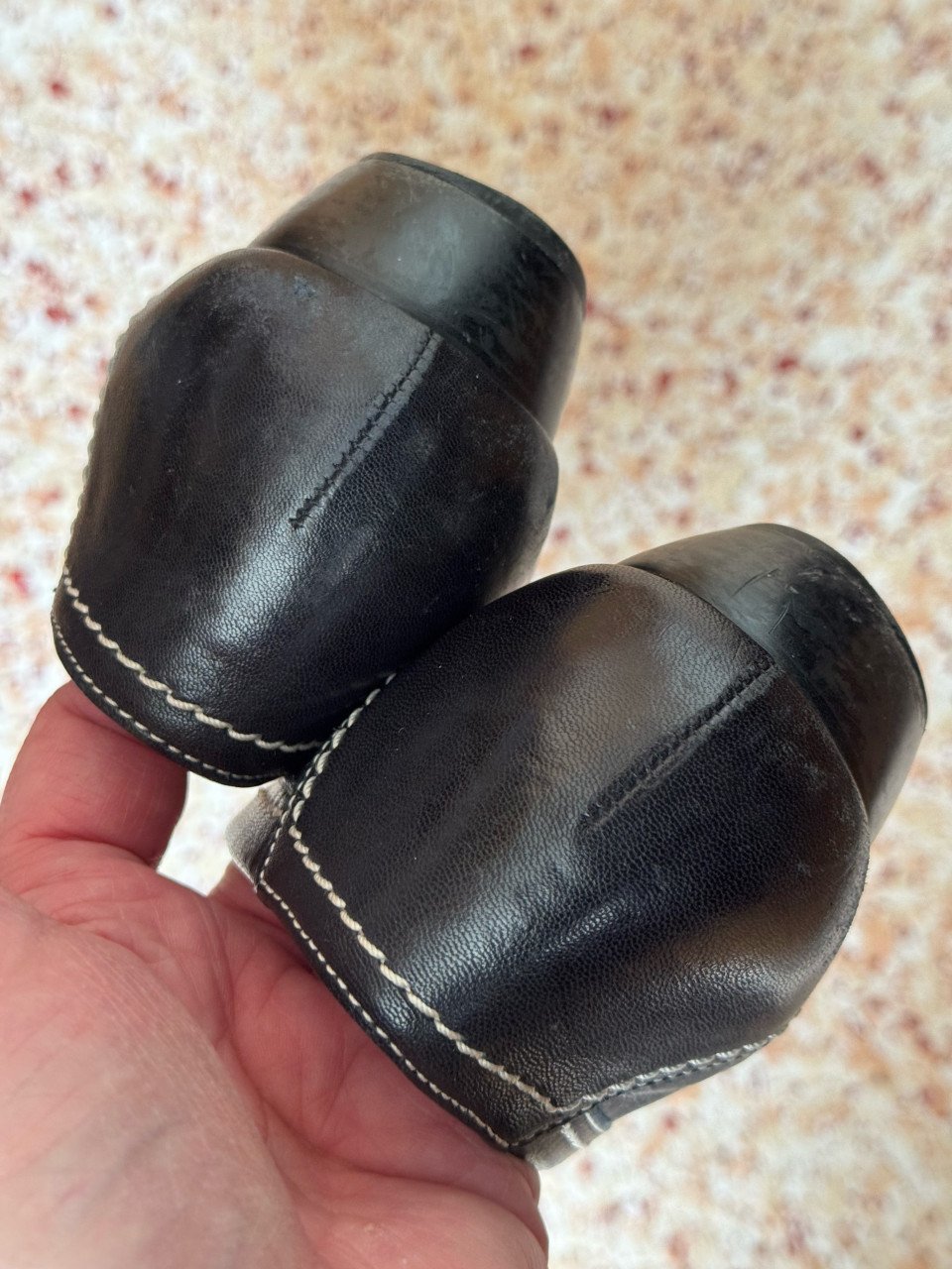 Donkerblauwe leren mocassins van Gabor in maat 42 (8) G