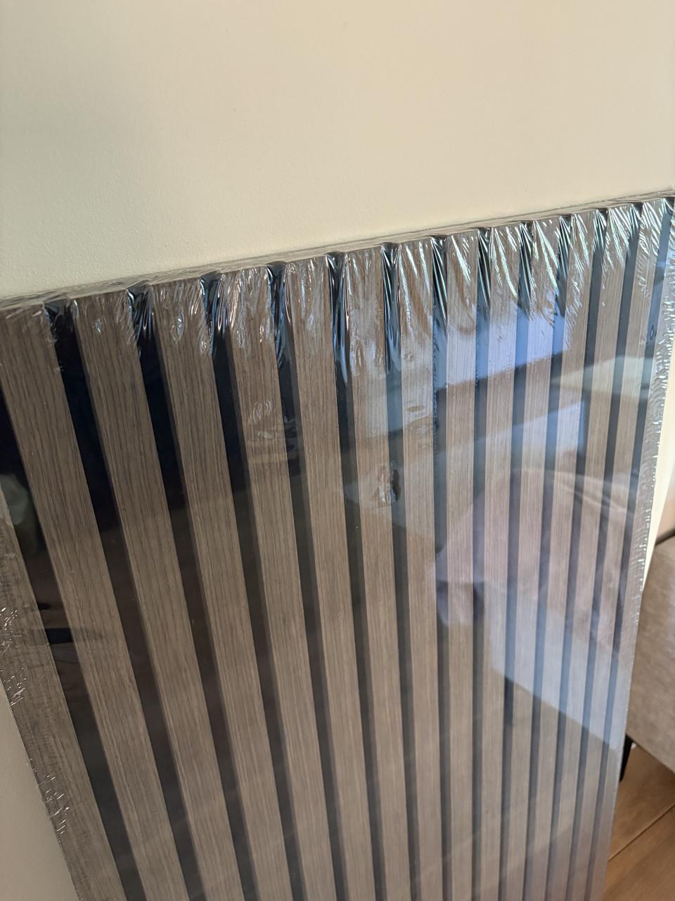 Akoestische wandpanelen notenhout