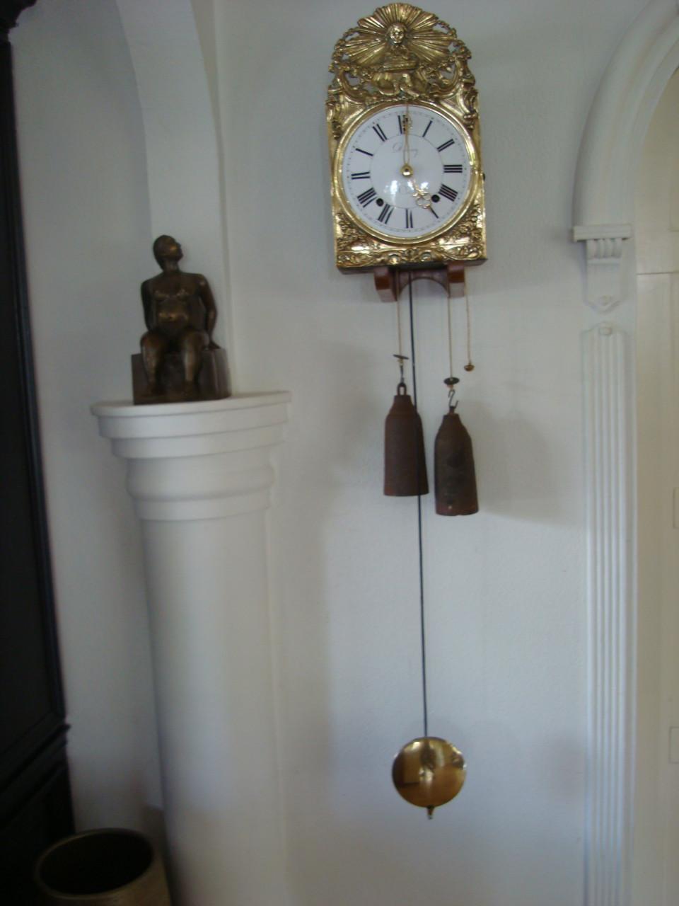 Mooie antieke comtoise klok anno 1880( zonnetje )