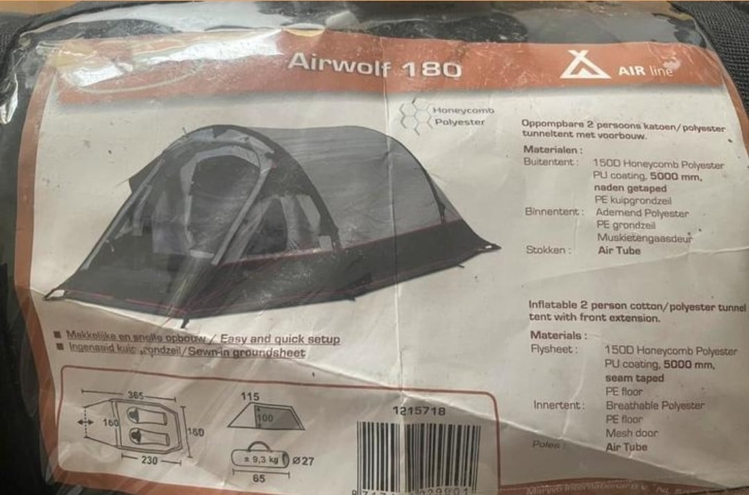 2 Bardani Airwolf tenten