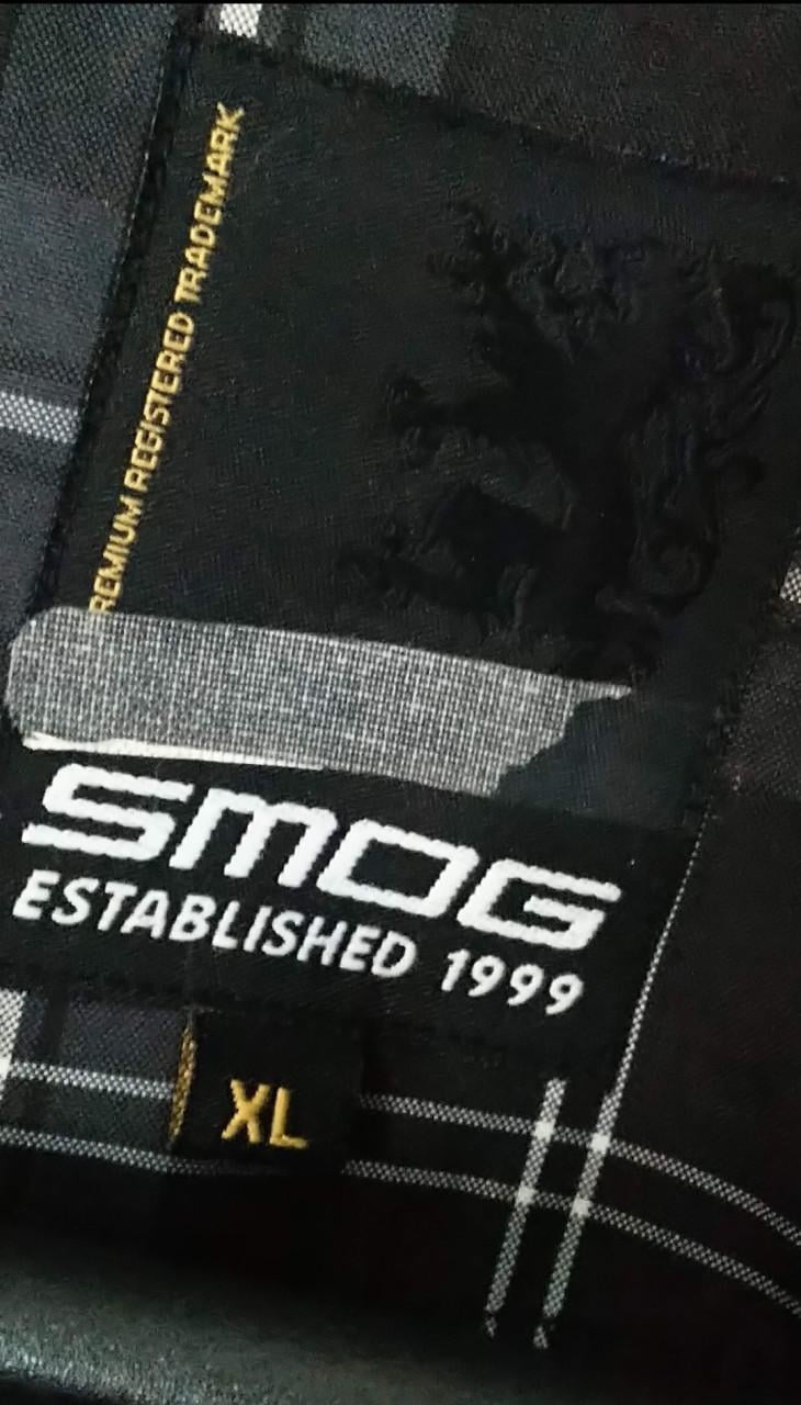 Smog winddicht jack capuchon  zwart/grijs mt xl