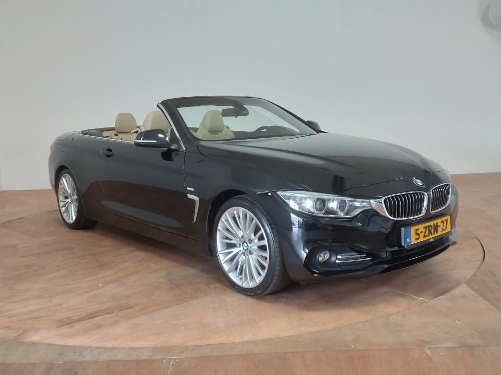 BMW 4 Serie cabrio 420i high executive | nekverwarming | trekhaak afneembaa
