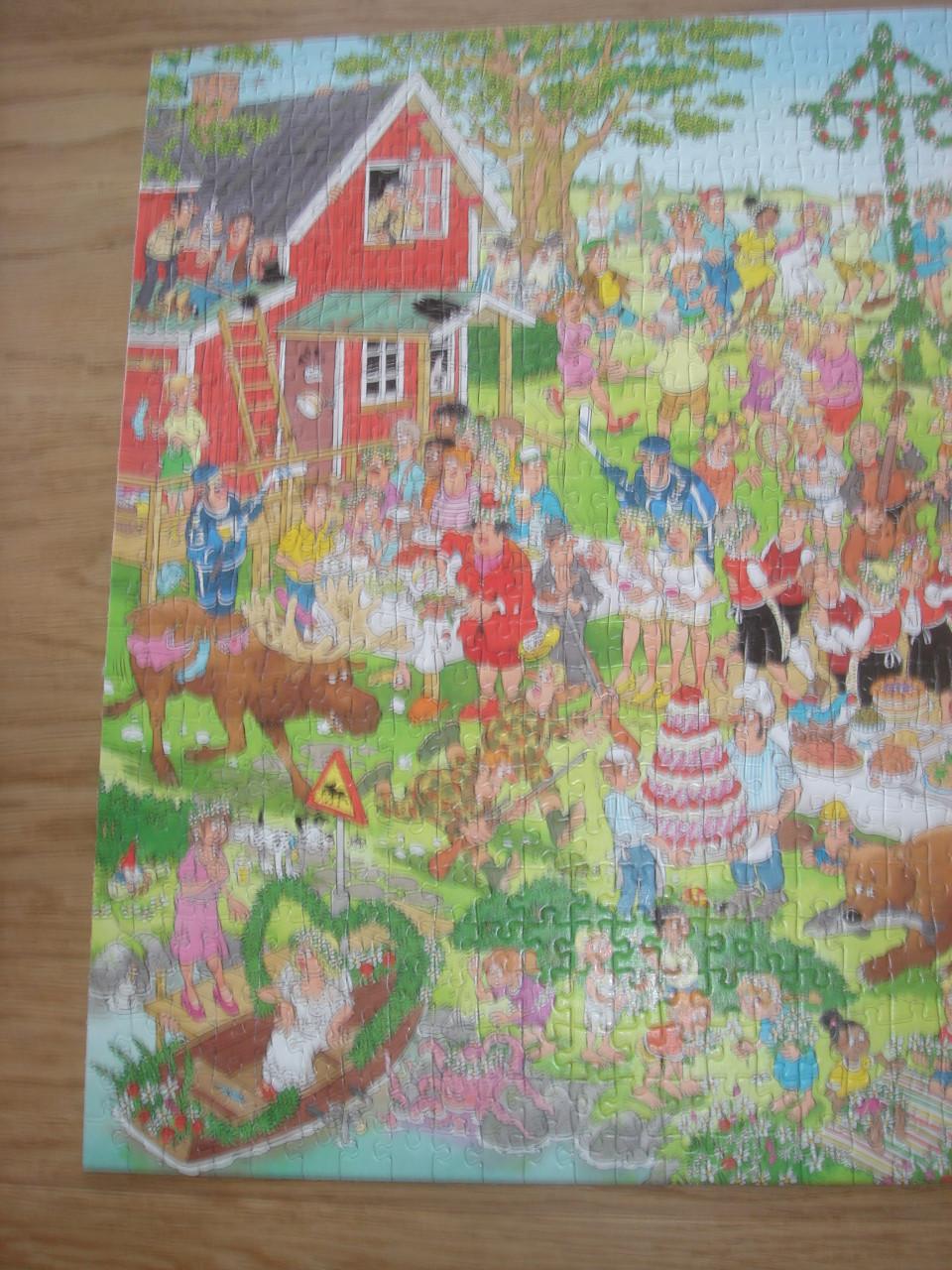 Te koop Complete Jan van Haasteren puzzel Midzomerfeest 1000 stukjes