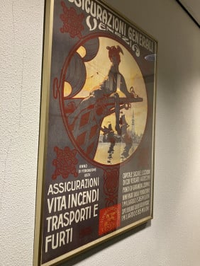 Te koop zeer mooie ingelijste posters van Generali verzekeringen