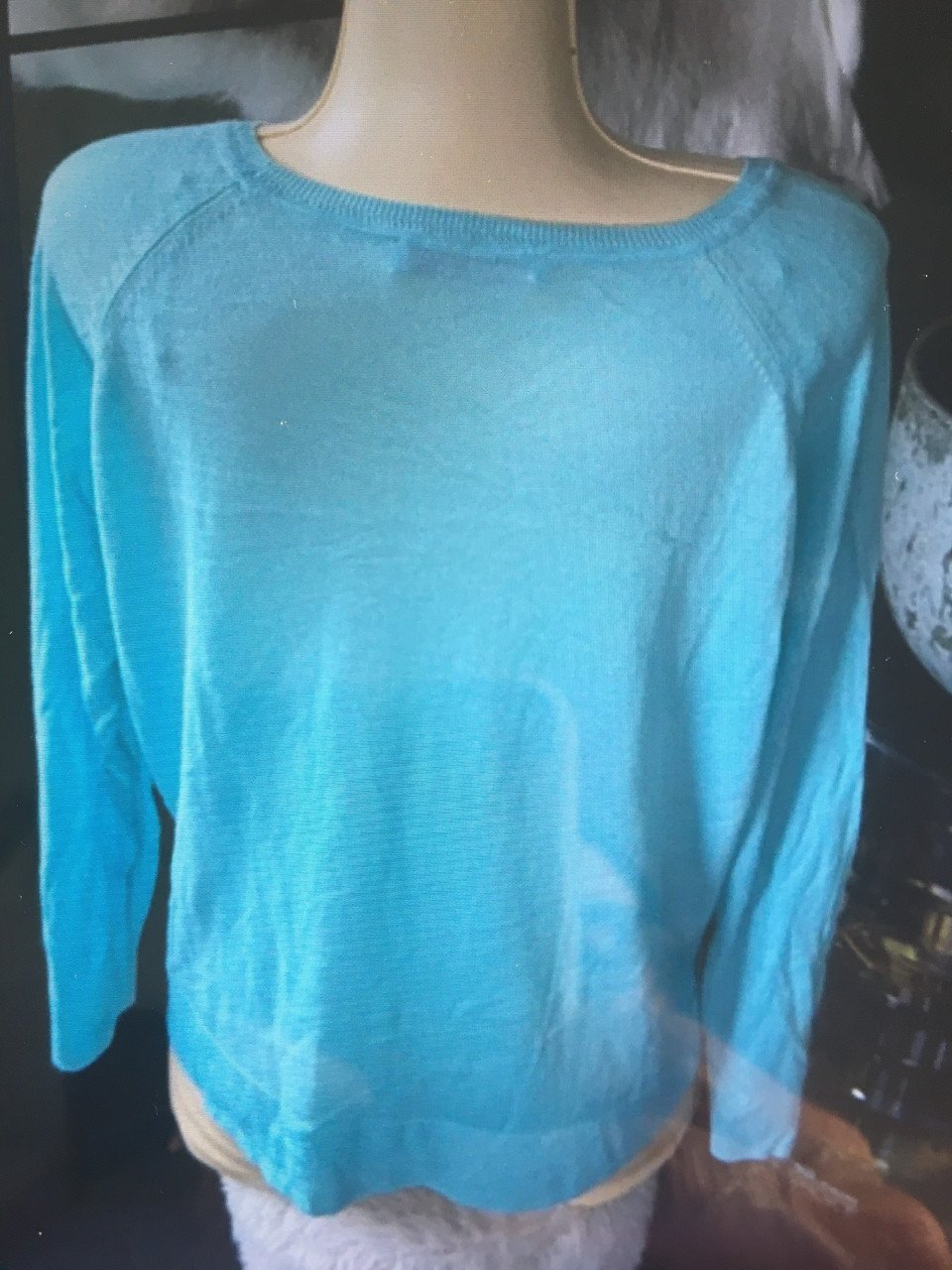 Nieuw truitje merk zara maat xl mooi turquoise