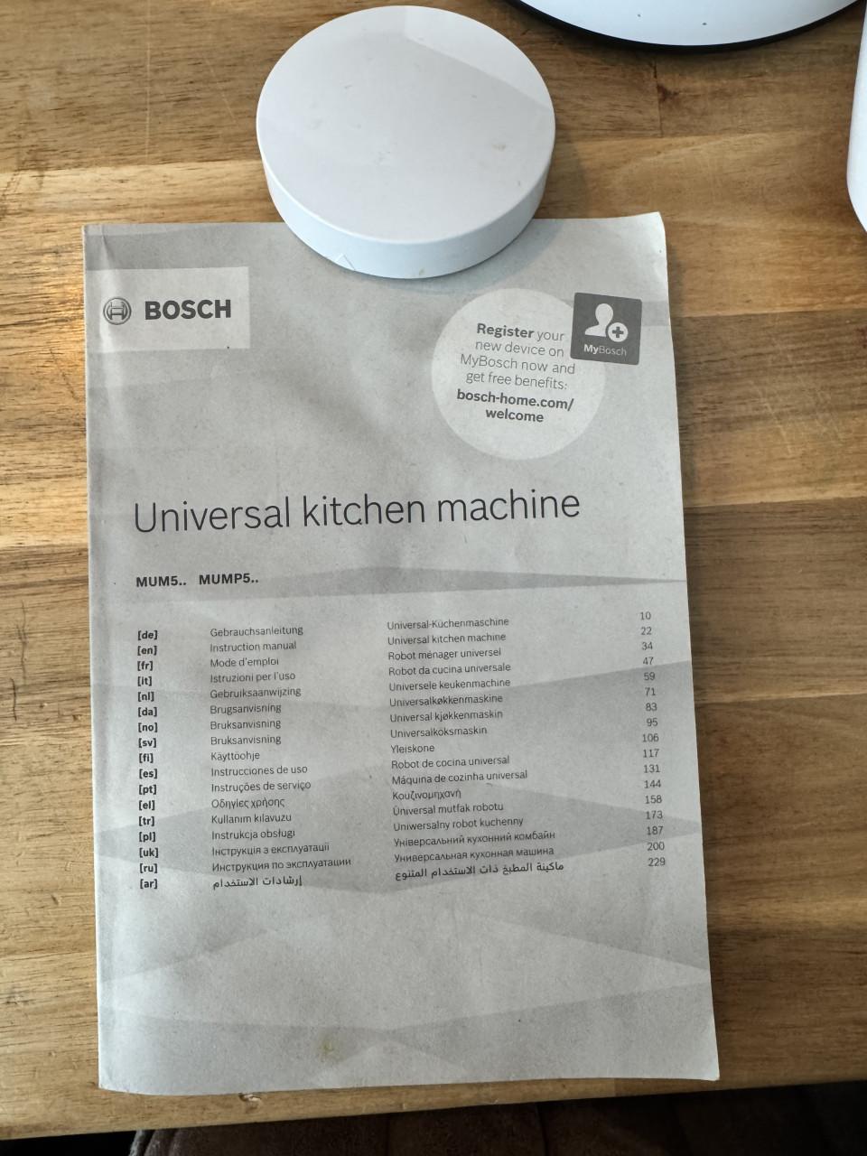 Bosch MUM5 Keukenmachine met Accessoires