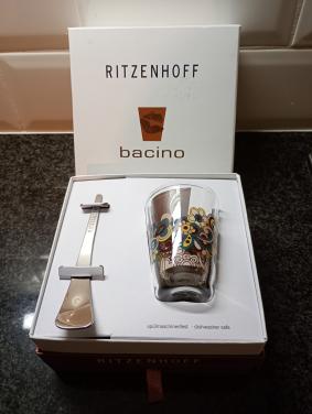 RITZENHOFF Espresso glas met bordje en lepeltje
