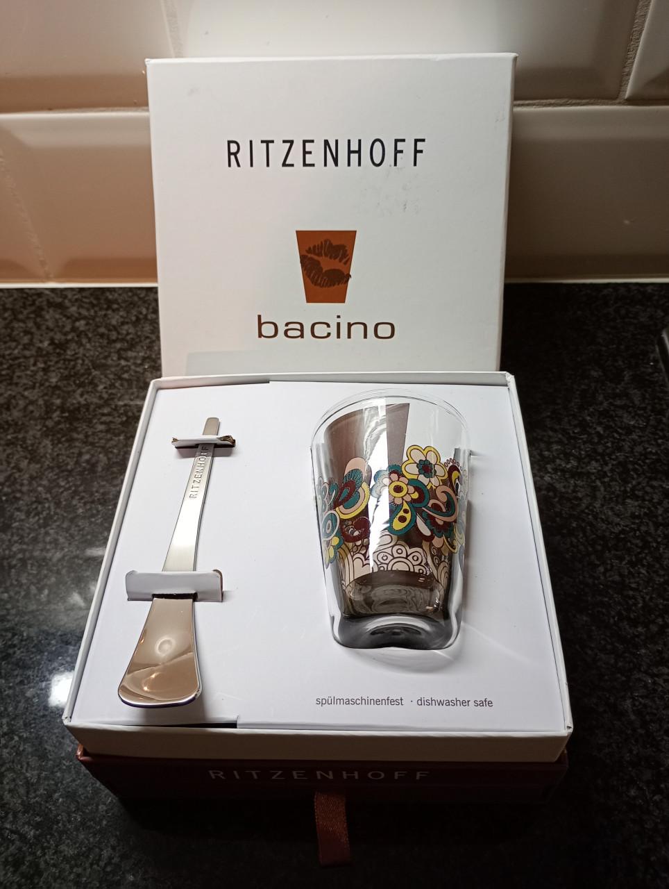 RITZENHOFF Espresso glas met bordje en lepeltje