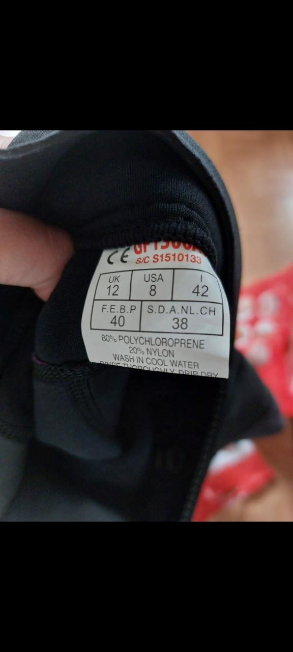 Wetsuit dames maat 38