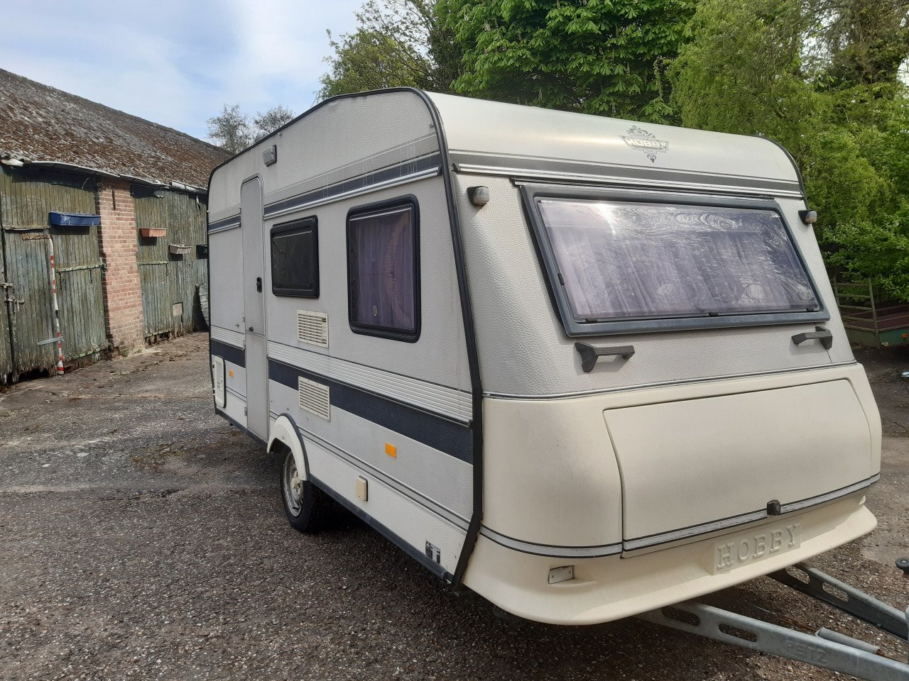 Hobby classic 420 caravan ui '91