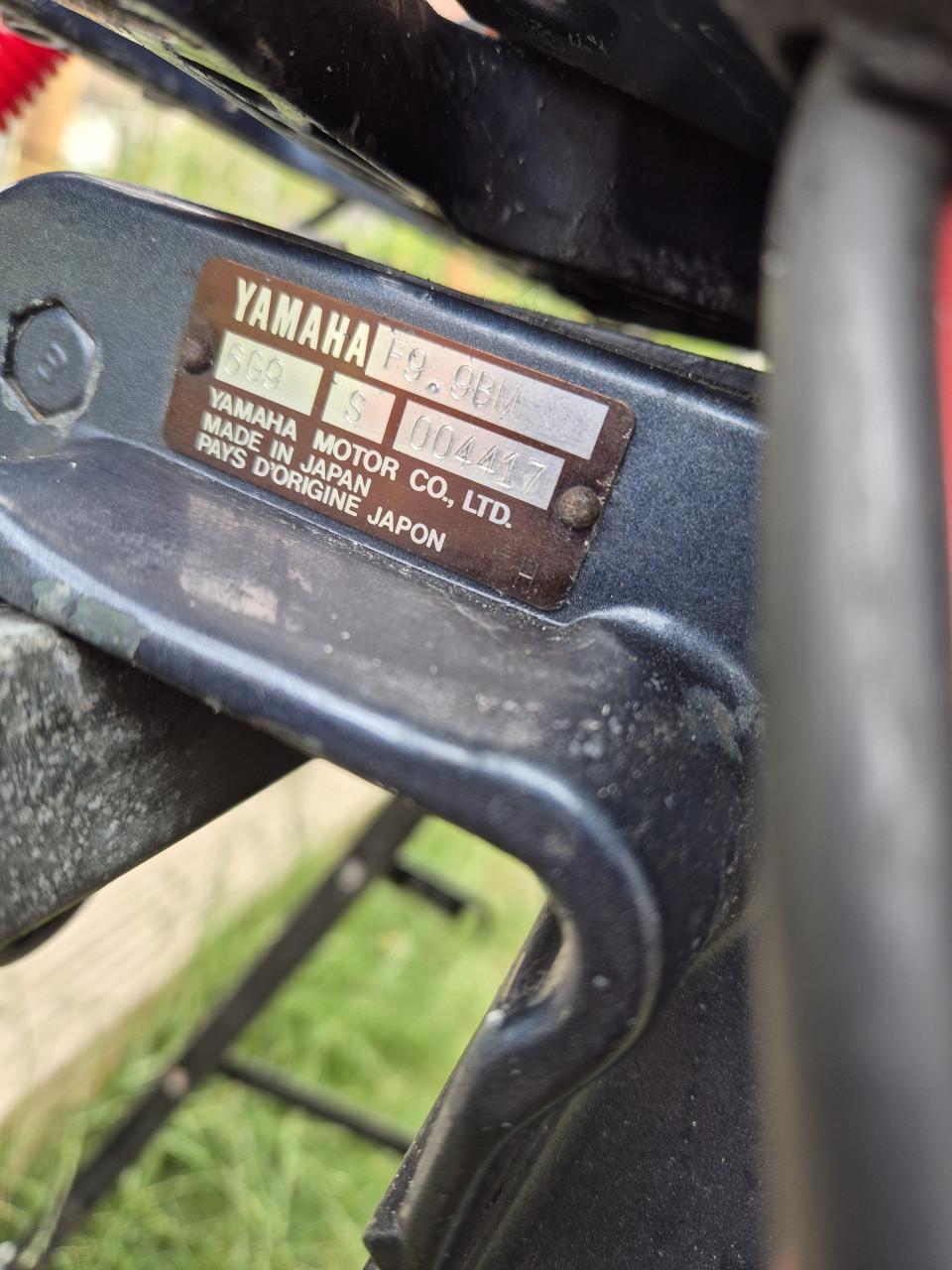 Yamaha 9.9  4 takt. buitenboordmotor met electrische start, kort staart.