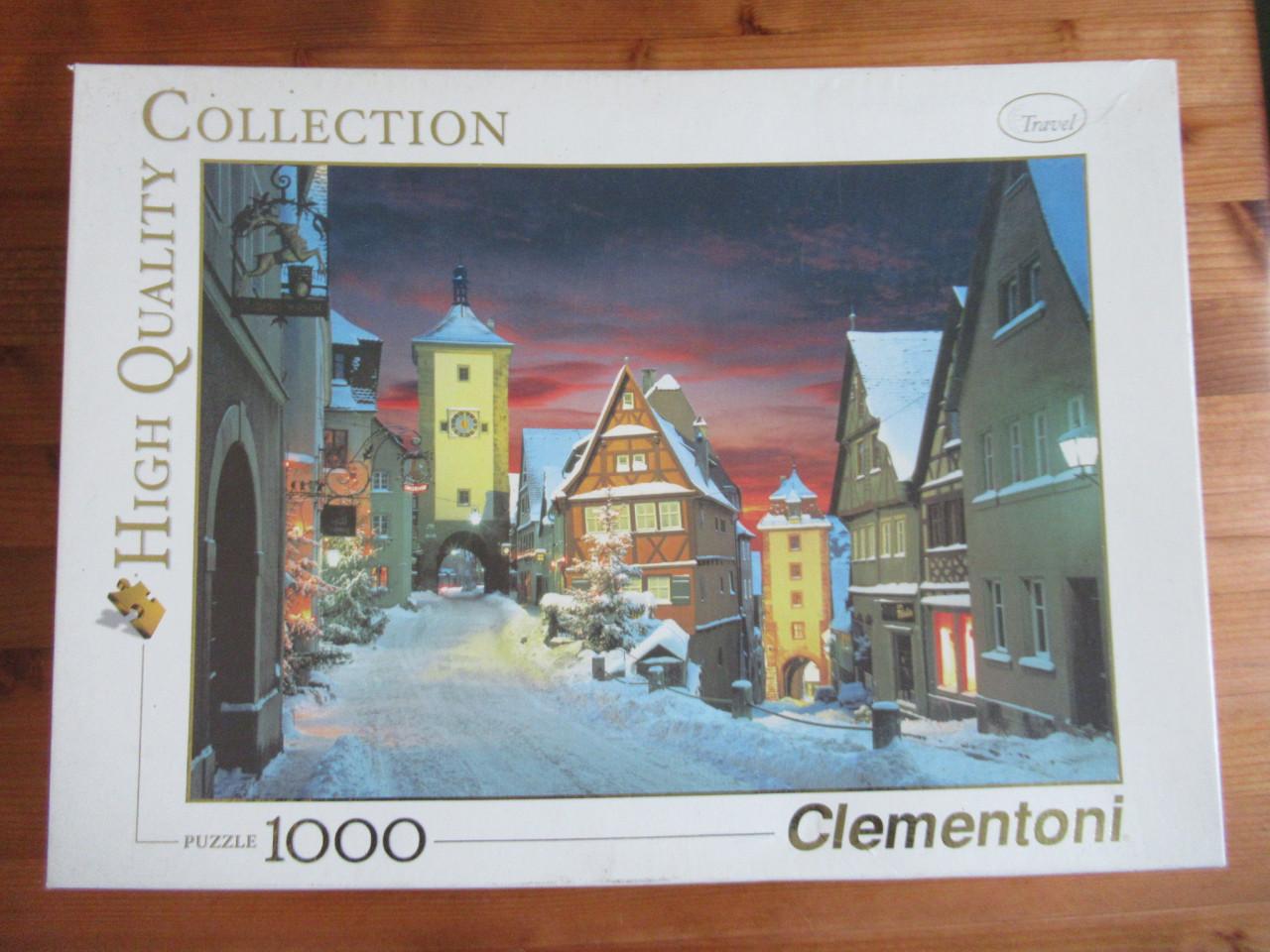 Leuke volledige puzzel van 1000 stukjes, zo goed als nieuw