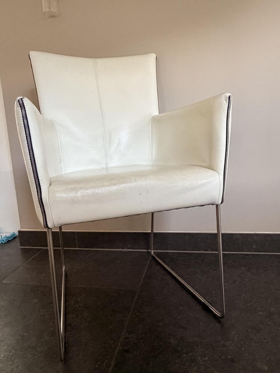 Eetkamerstoelen LEDER (6 stuks)