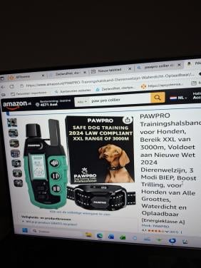 TRAININGSHALSBAND VVOR HOND