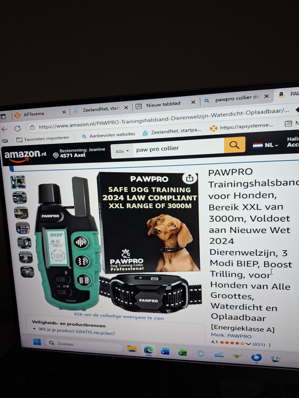 TRAININGSHALSBAND VVOR HOND