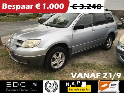 Mitsubishi Outlander 2.0 airco | elektr. ramen | trekhaak | nap etc.