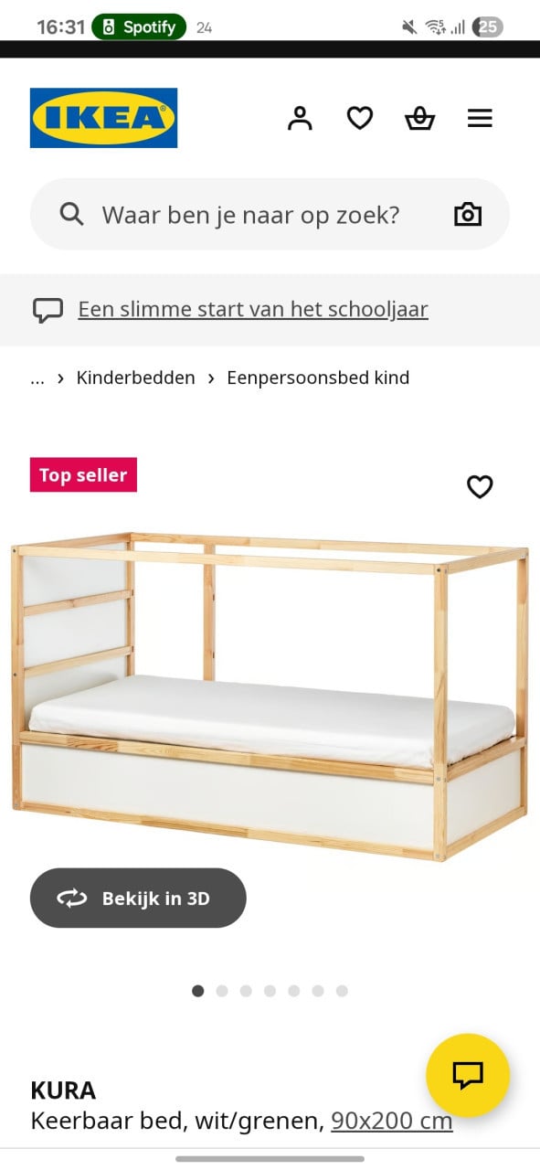 Keerbed KURA Ikea