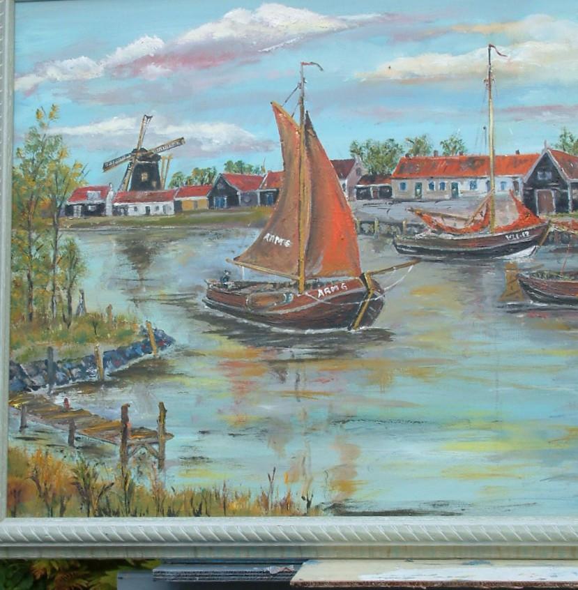 Arnemuiden Haven -werf [ toen nog met de echte scheepswerf ]