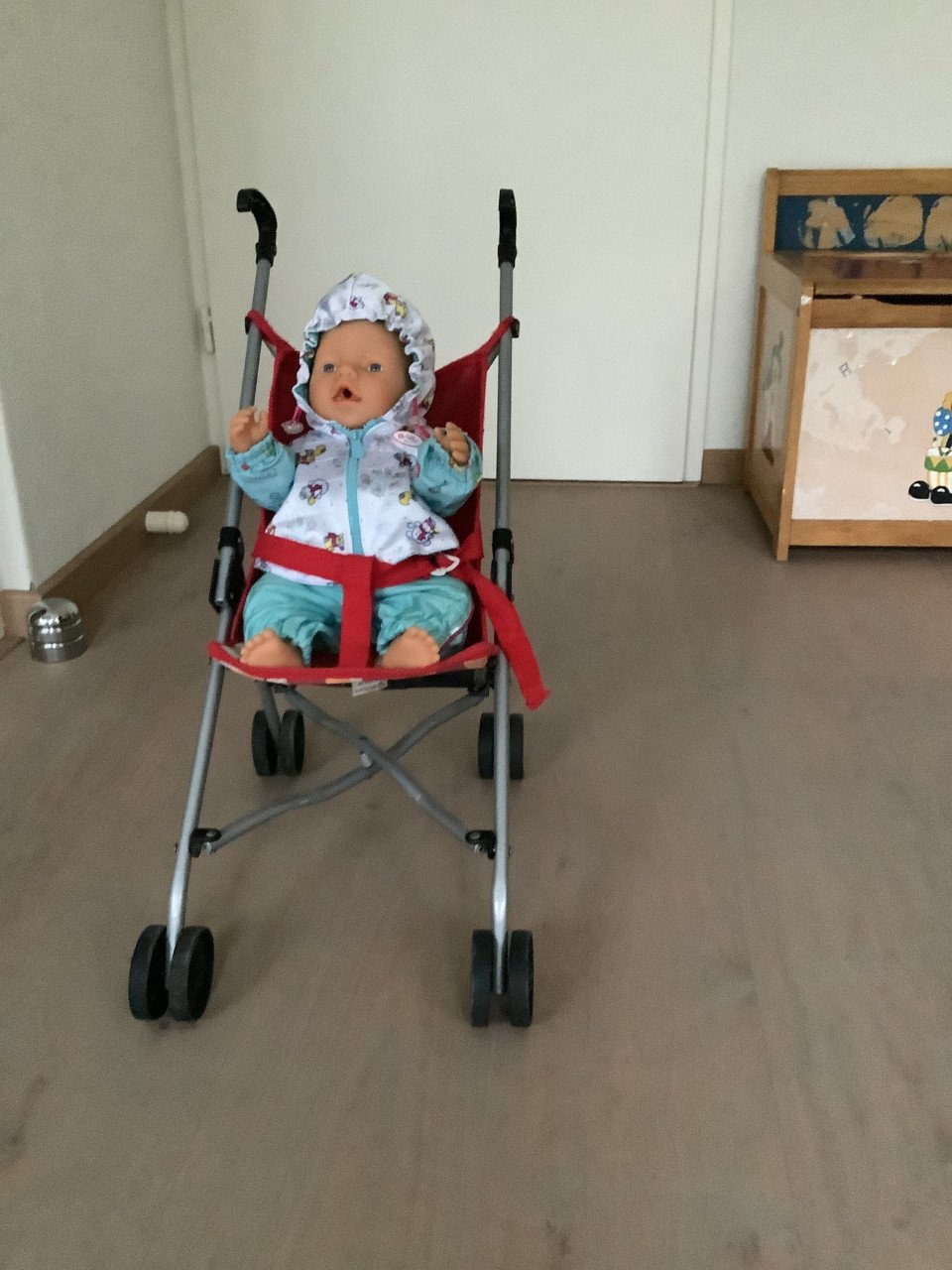 Inklapbare Nijntje buggy voor pop