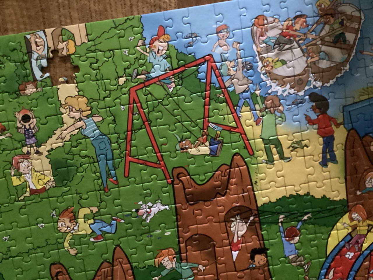 That’s Life puzzel.  Speeltuin