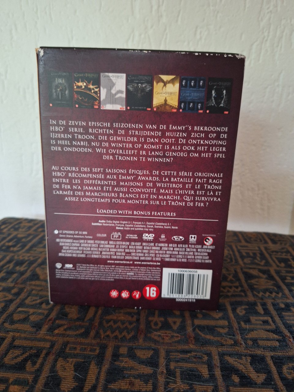 Game of Thrones DVD box 1-7