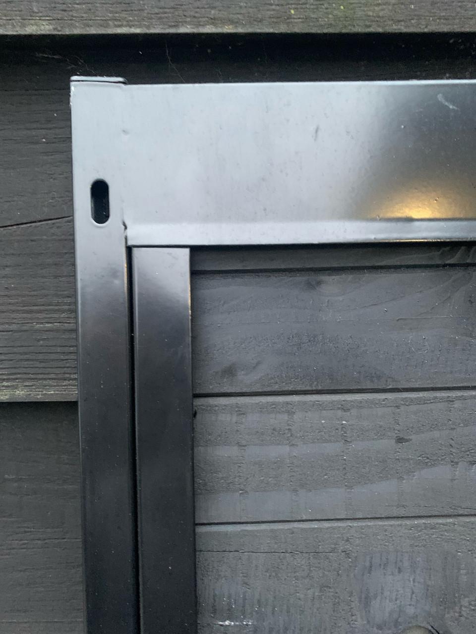 Kennel paneel zwart nieuw!