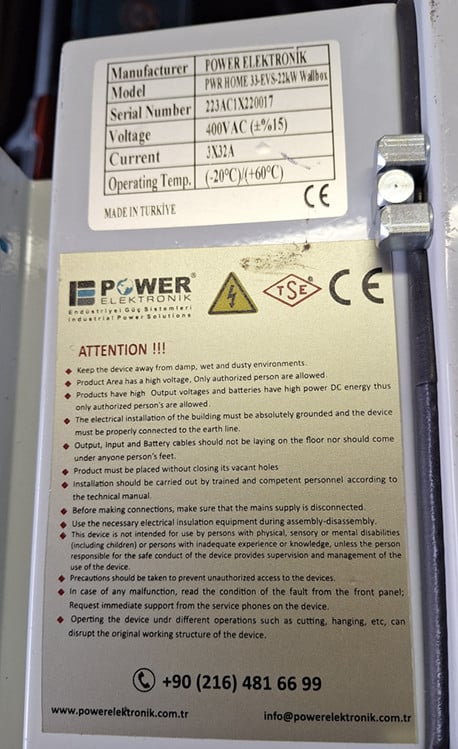 EV lader 22Kw