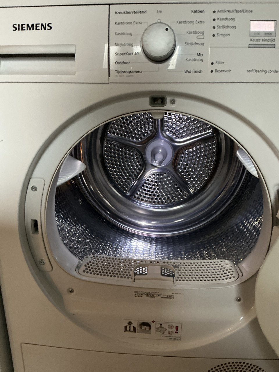Warmtepompdroger Siemens