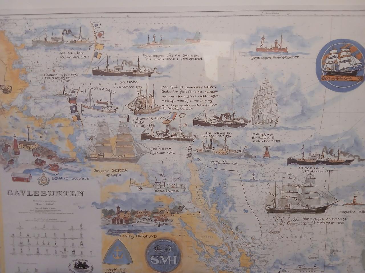 Schilderij en kaarten