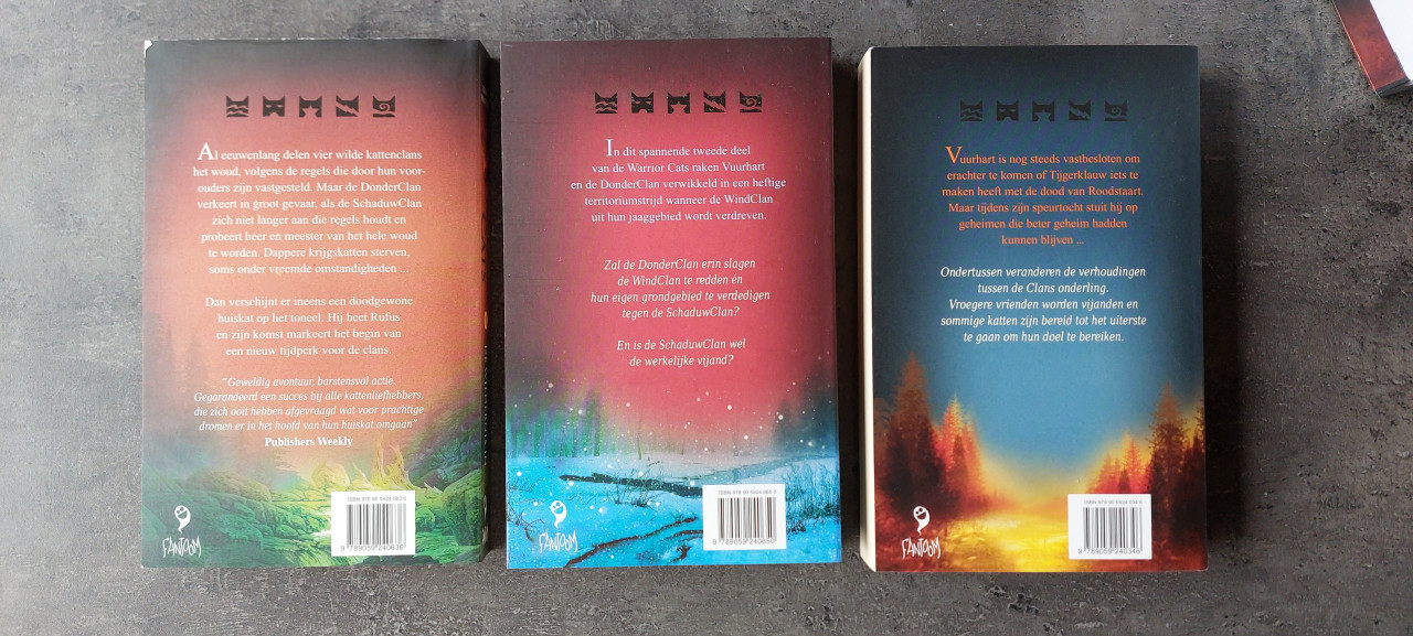 Warrior Cats boekenserie deel 1