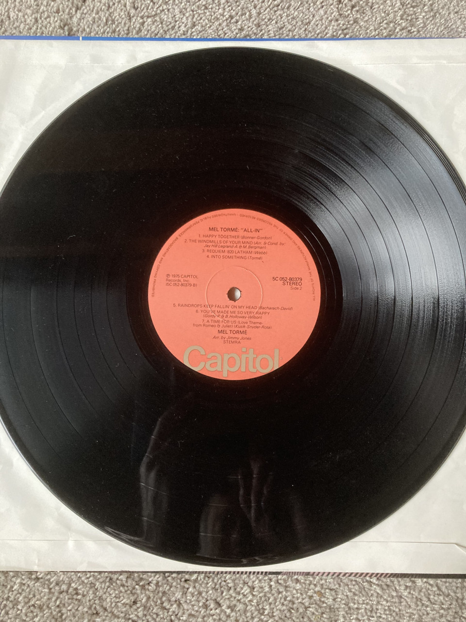 Vinyl LP Mel Torme All-in