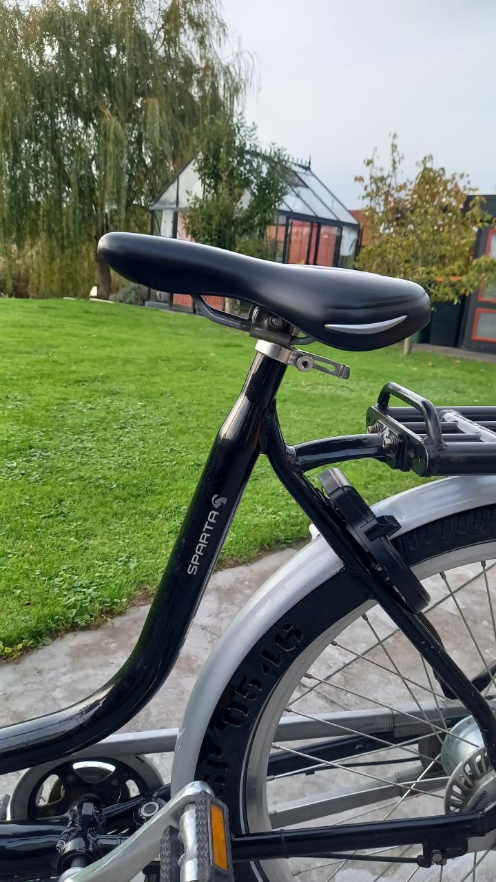 Leuke electrische transportfiets merk Sparta, framehoogte 56cm.