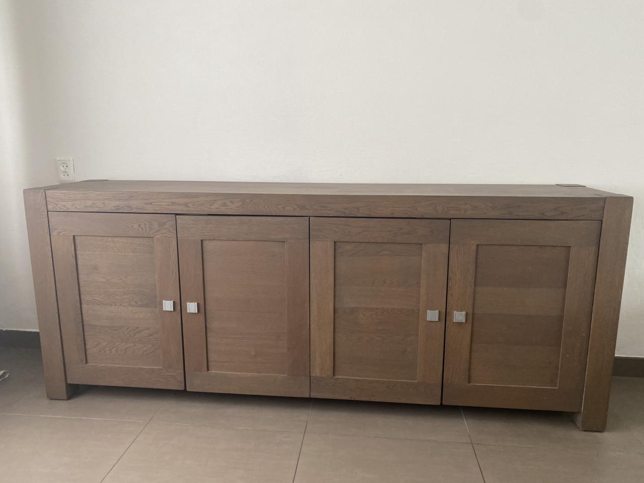 Massief houten dressoir