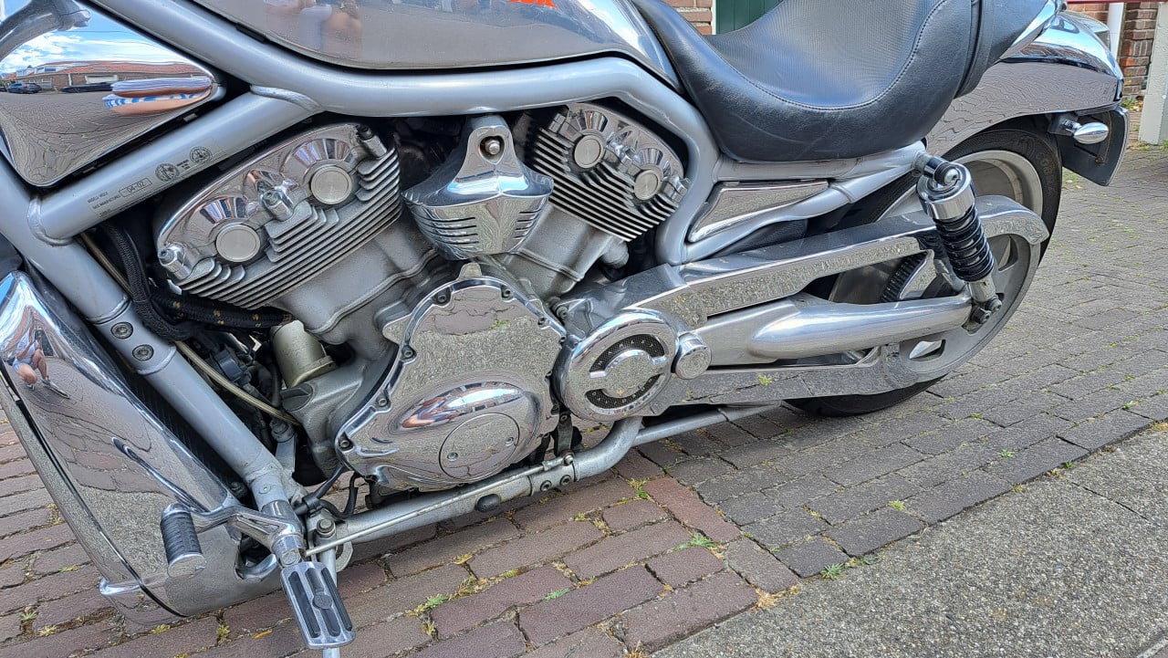 Ze start. Ze gromt. Ze wil asfalt. Geen excuses meer. HD V-Rod VRSCA